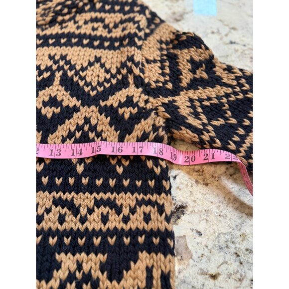 Yigal Azrouel M Mohair Wool Alpaca Chunky Knit Long Cardigan Coat Geometric Zip - Picture 5 of 16